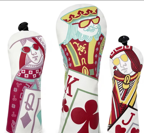 Golf head covers poker style - head,