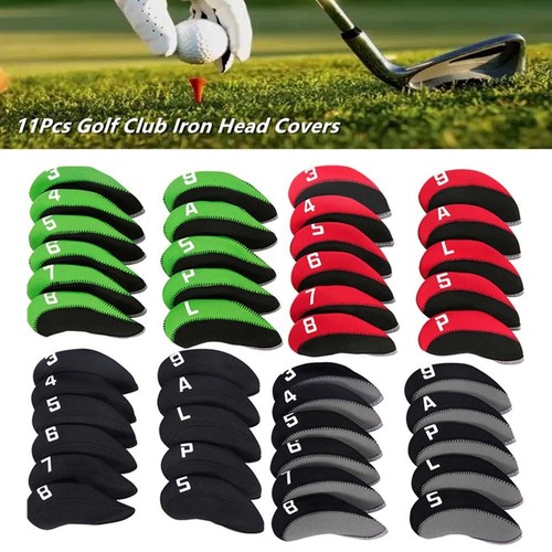 11pcs set golf club headcovers - golf,