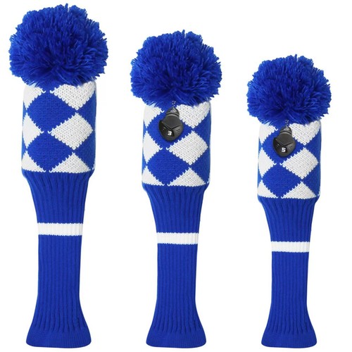 Golf wood club - headcover, pom