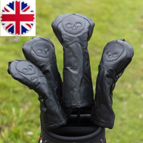 Black golf skull driver - skull,