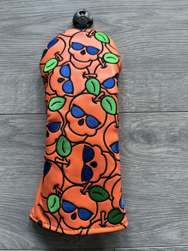 Orange skull golf - skull, wood