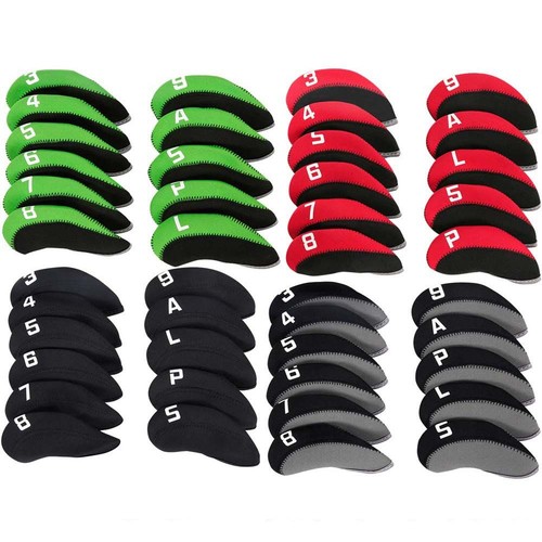 11pcs set golf club headcovers - golf,