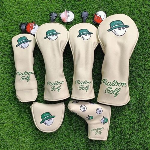 Leather golf club cover - leather,