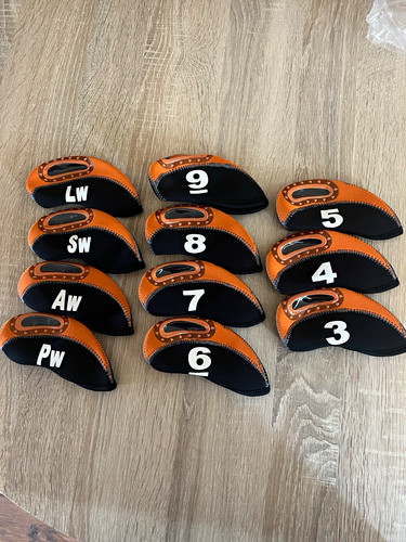 Golf iron head - covers, set