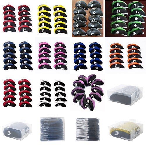 10pcs neoprene golf - iron, head