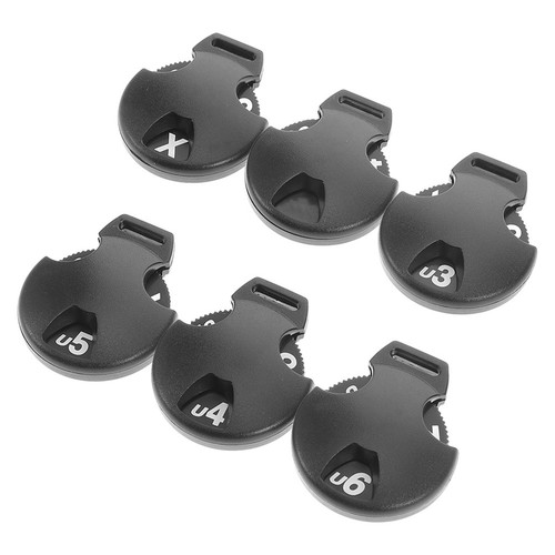 6pcs plastic golf - club, head