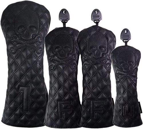 Premium leather skull golf - leather,